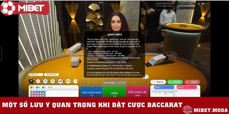 Chơi có trách nhiệm và một số lưu ý quan trọng khác khi tham gia Baccarat